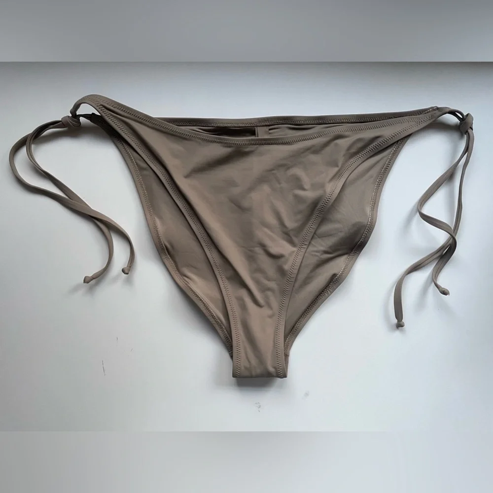 Skims Signature Swim Dipped Tie Bikini Bottom Size 3X NWT Desert